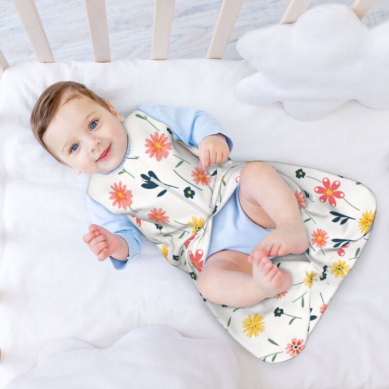 HugLittle Floral Dream Baby Sleep Sack - Sleeveless