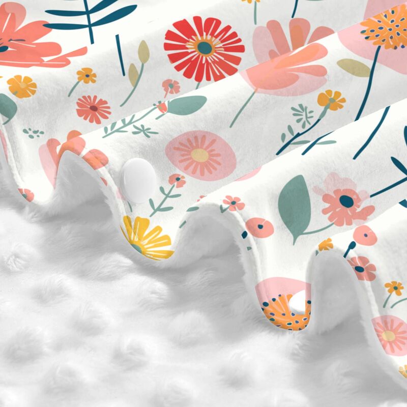 Huglittle Dual-Use Car Seat Canopy & Nursing Cover - Pastel Garden