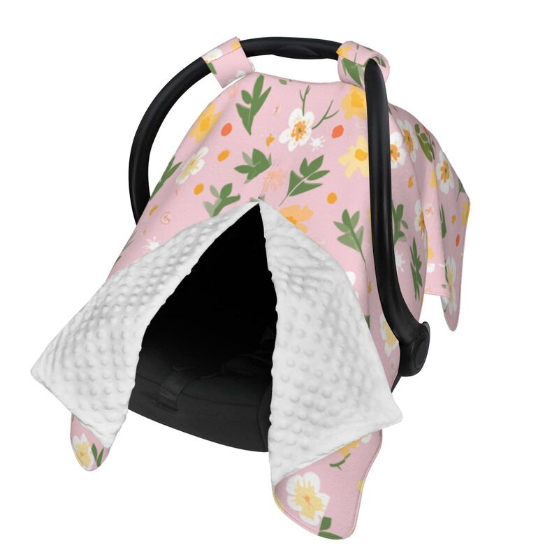 Huglittle 2-in-1 Car Seat Canopy & Nursing Cover - Meadow Whimsy