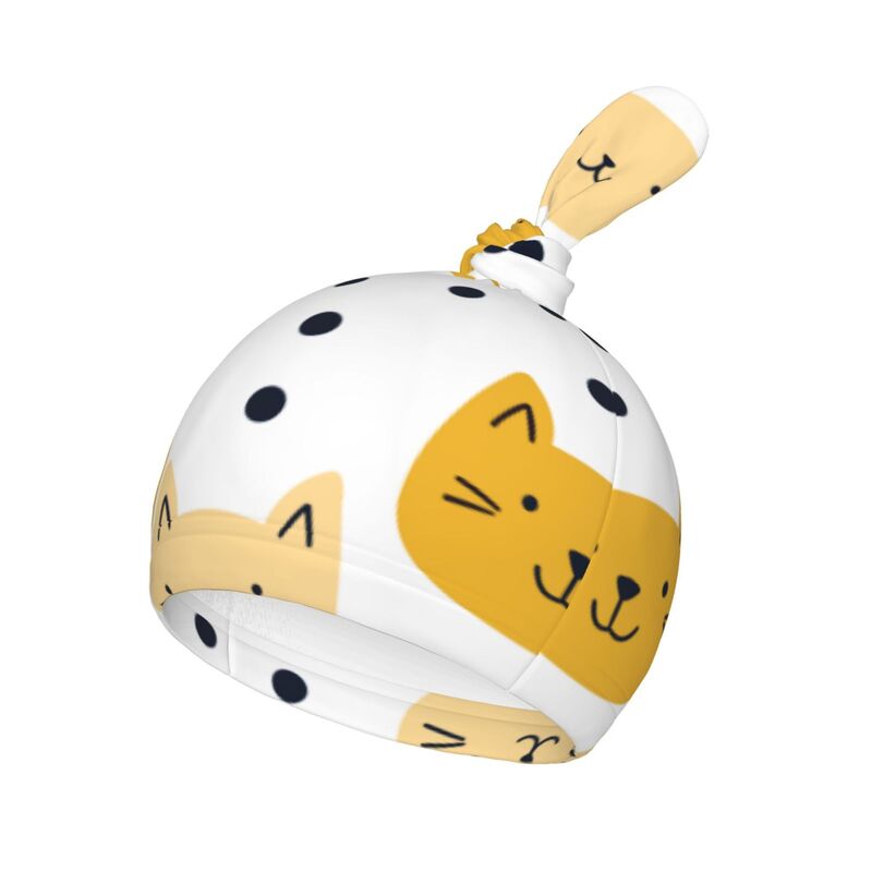 Huglittle Playful Cat & Polka Dot Newborn Swaddle Set