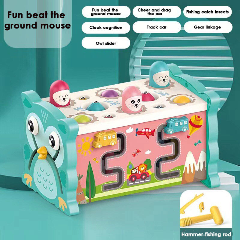 Multi-Functional Whac-A-Mole Toy: Educational Game for 1-3 Year Olds