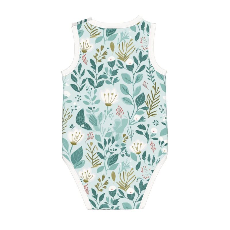 Huglittle Whimsical Forest Baby Sleeveless Bodysuit