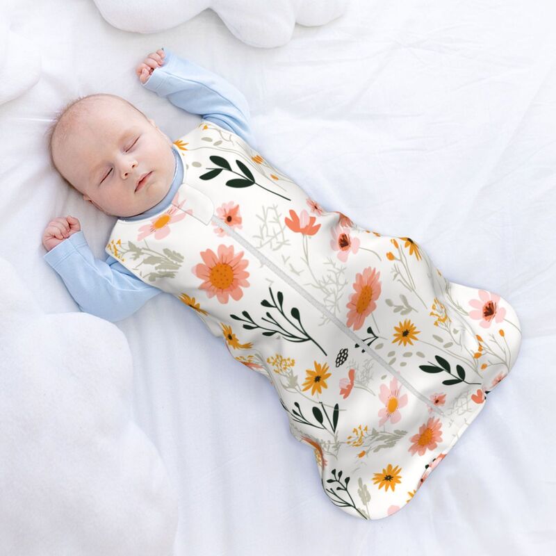 Huglittle Whimsical Garden Baby Sleep Sack, Sleeveless 0-24m