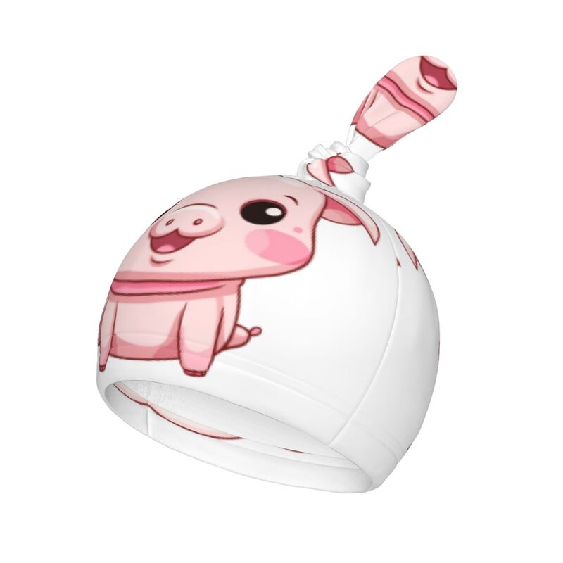 HugLittle Newborn Swaddle & Hat Set - Whimsical Piglet Design