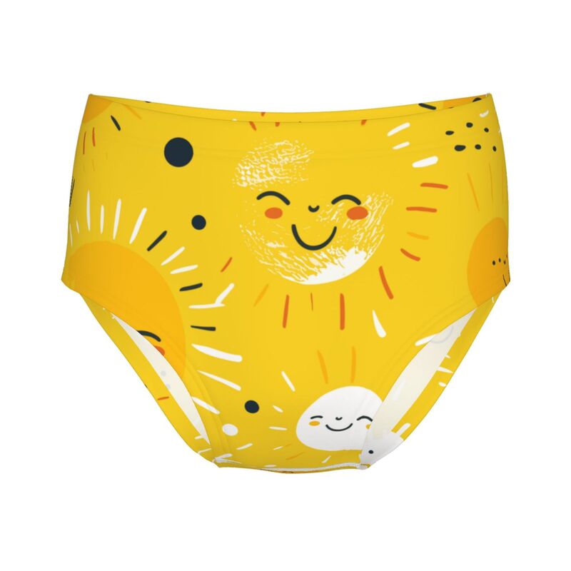 HugLittle Girls' Sun-Kissed Joyful Briefs - Nature Inspired, Creativity Boosting Design
