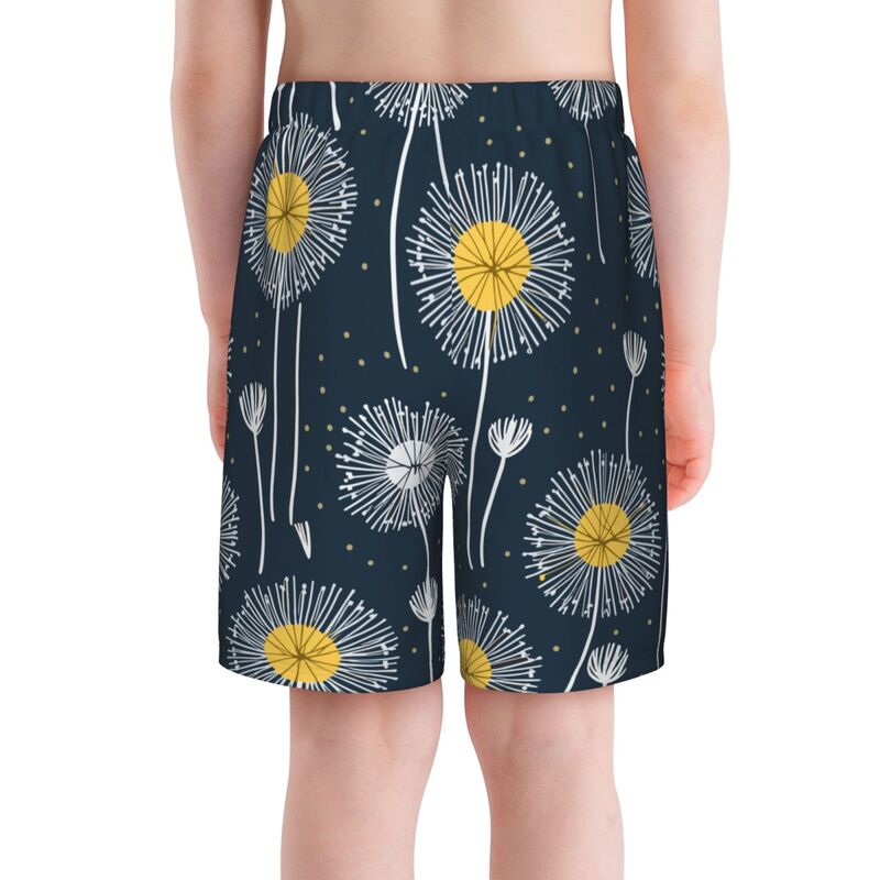 Huglittle Dandelion-Inspired Teen Beach Trunks - Foster Creativity & Adventure