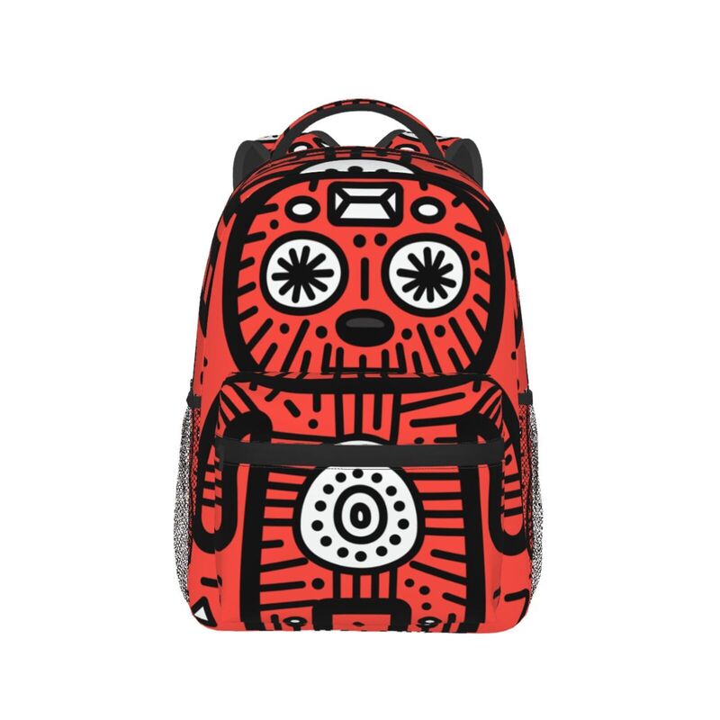 HugLittle Multicultural Hand-Drawn Bear Casual Backpack for Kids