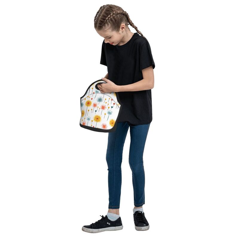 Huglittle Dandelion Pattern Portable Bento: Vibrant, Playful, and Nature-Inspired