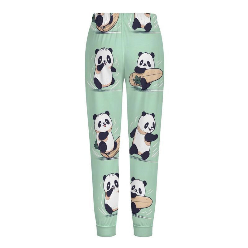 HugLittle Skateboarding Pandas Children's Pajamas - Embrace Exploration & Imagination