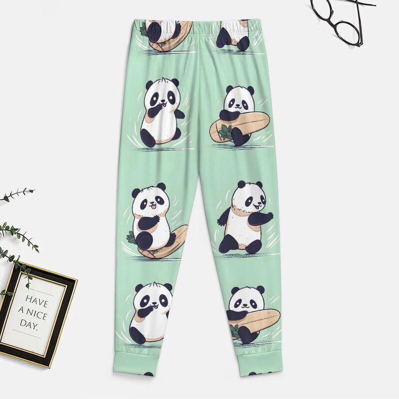 HugLittle Skateboarding Pandas Children's Pajamas - Embrace Exploration & Imagination