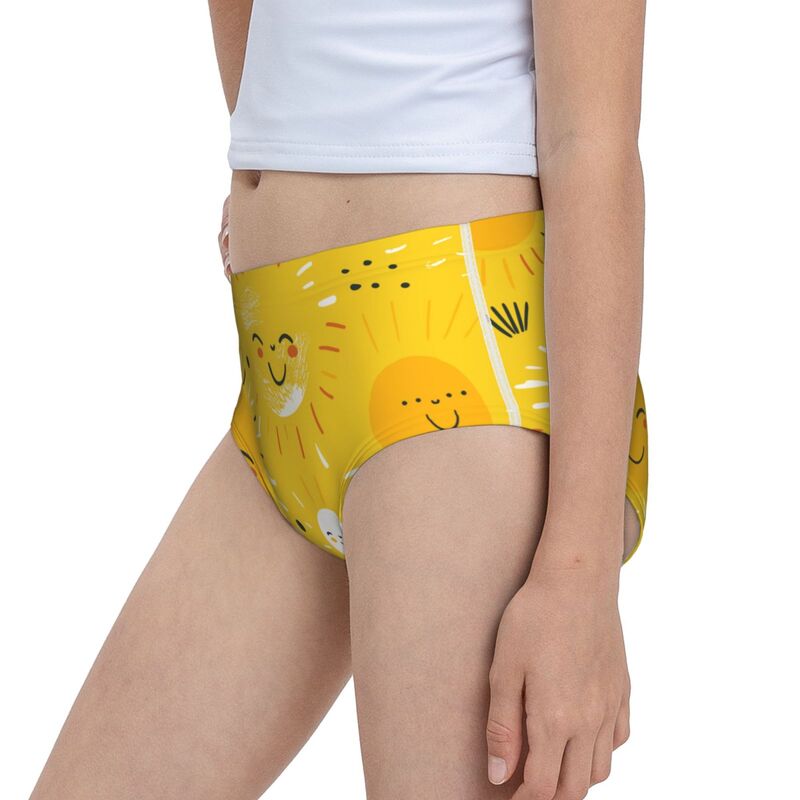 HugLittle Girls' Sun-Kissed Joyful Briefs - Nature Inspired, Creativity Boosting Design
