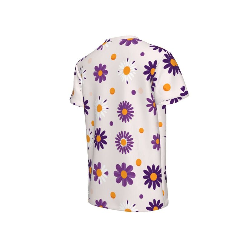 Huglittle Boys T-Shirt - Playful Daisy Dance Design, Celebrating Childhood Imagination & Creative Play
