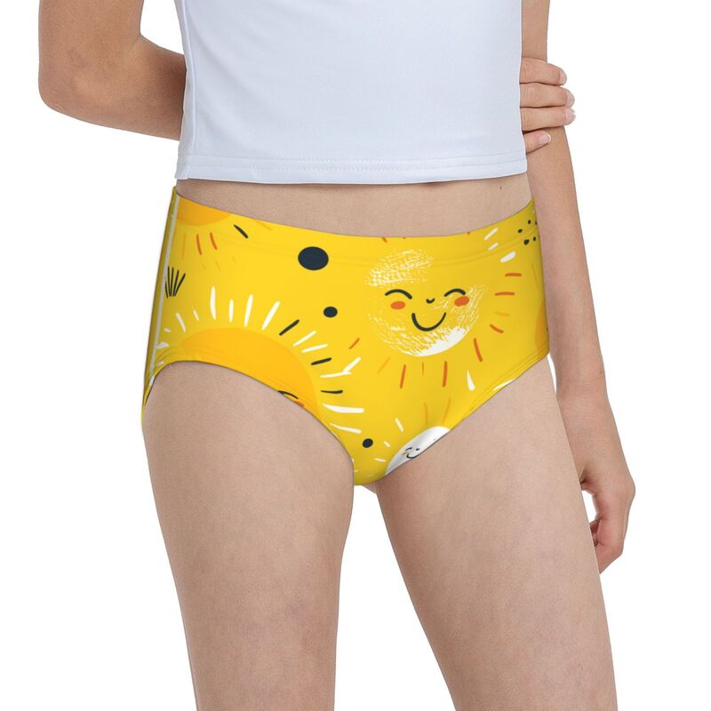 HugLittle Girls' Sun-Kissed Joyful Briefs - Nature Inspired, Creativity Boosting Design