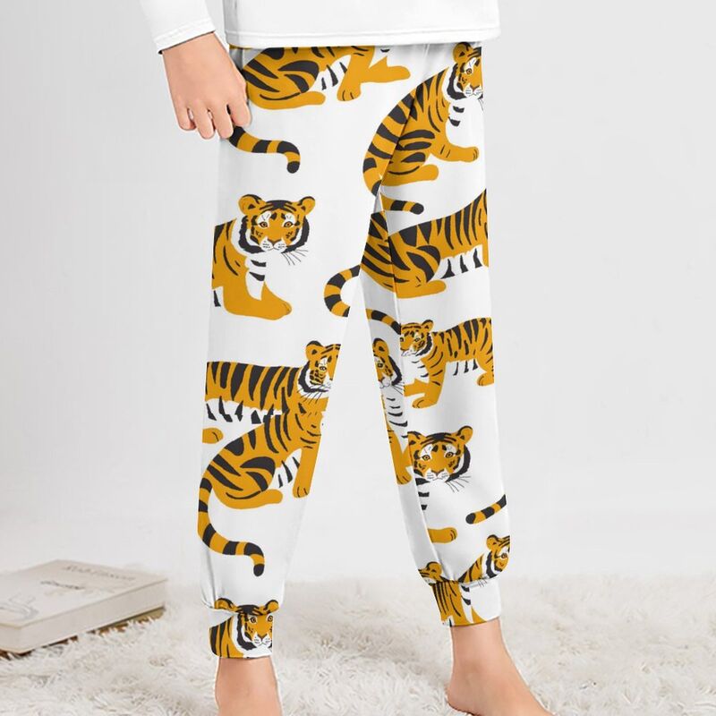 HugLittle Playful Tiger Pattern Children's Pajamas - Spark Imagination and Creativity
