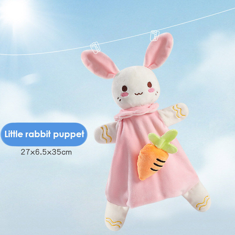 Soft Plush Baby Security Blanket - Cartoon Toy for Infants and Toddlers