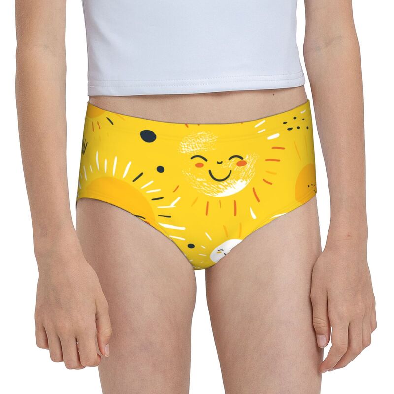 HugLittle Girls' Sun-Kissed Joyful Briefs - Nature Inspired, Creativity Boosting Design