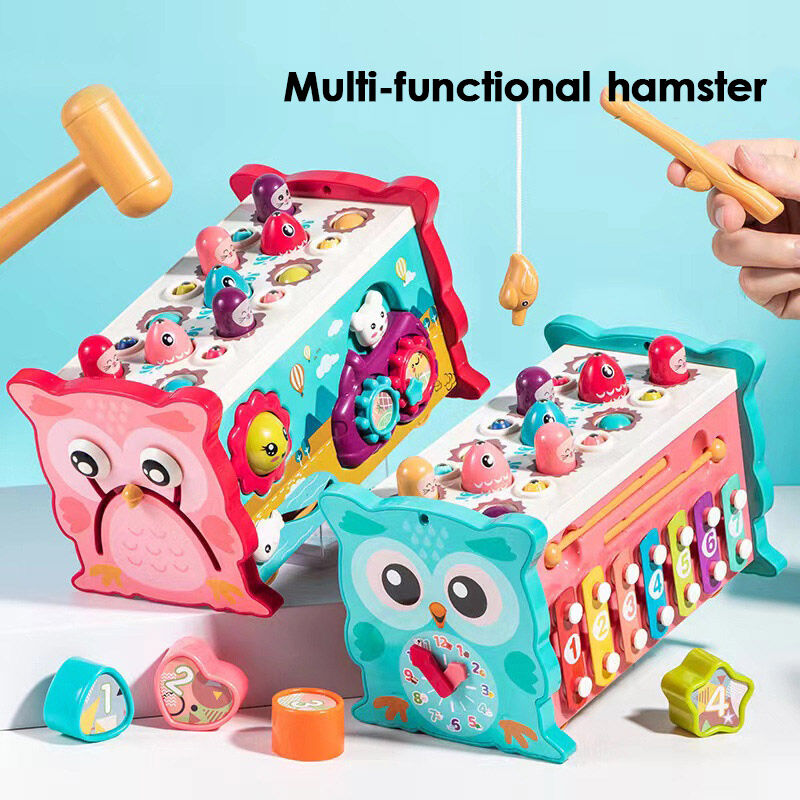 Multi-Functional Whac-A-Mole Toy: Educational Game for 1-3 Year Olds