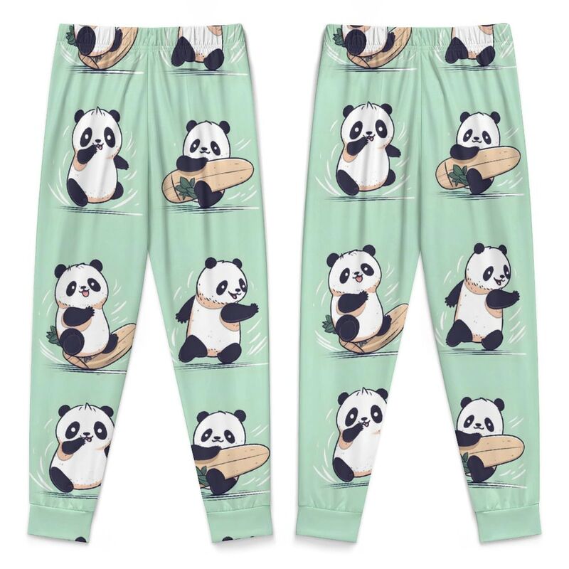HugLittle Skateboarding Pandas Children's Pajamas - Embrace Exploration & Imagination