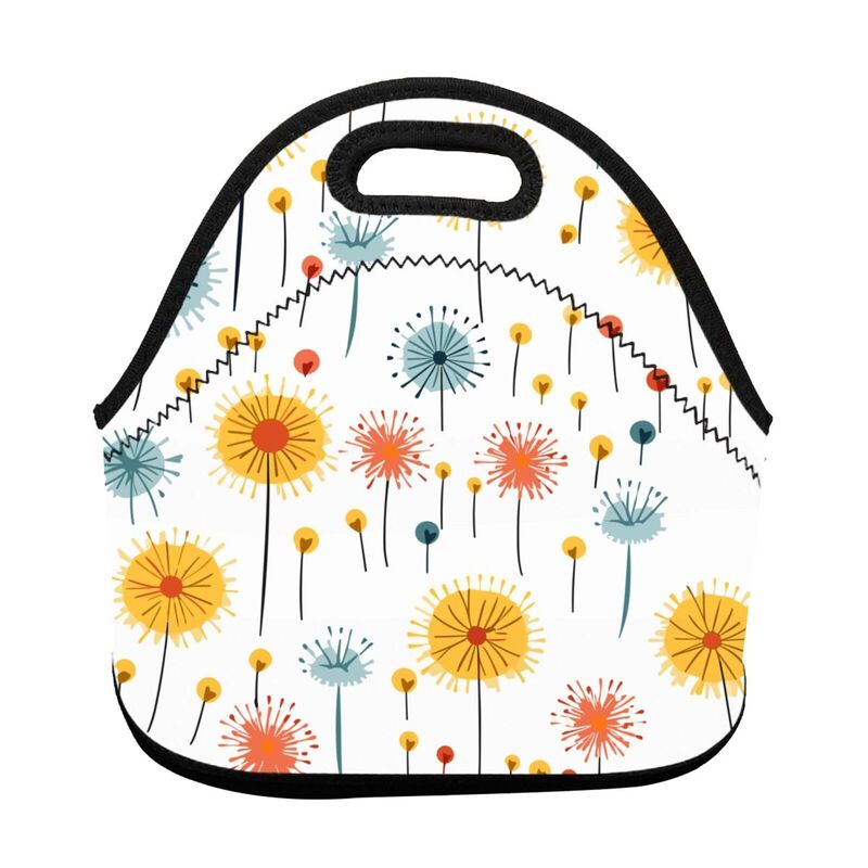Huglittle Dandelion Pattern Portable Bento: Vibrant, Playful, and Nature-Inspired