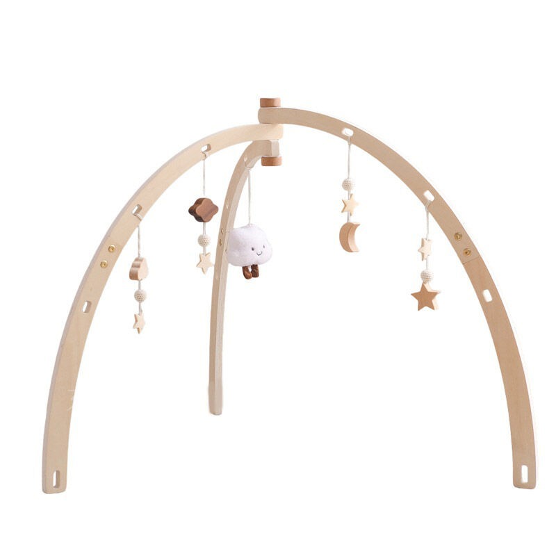 Wooden Newborn Fitness Rack: Infant Activity Triangle