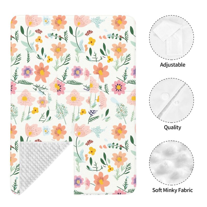Huglittle Enchanted Garden Floral Car Seat Canopy & Nursing Cover
