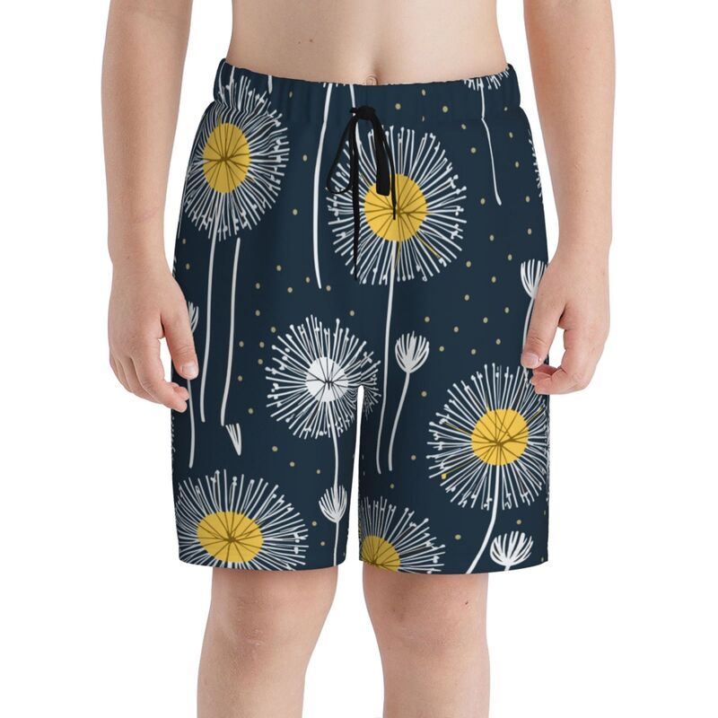 Huglittle Dandelion-Inspired Teen Beach Trunks - Foster Creativity & Adventure