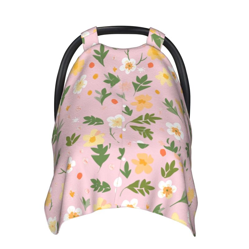 Huglittle 2-in-1 Car Seat Canopy & Nursing Cover - Meadow Whimsy