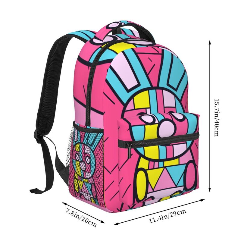 Huglittle Colorful Pop-Art Bunny Casual Backpack for Children