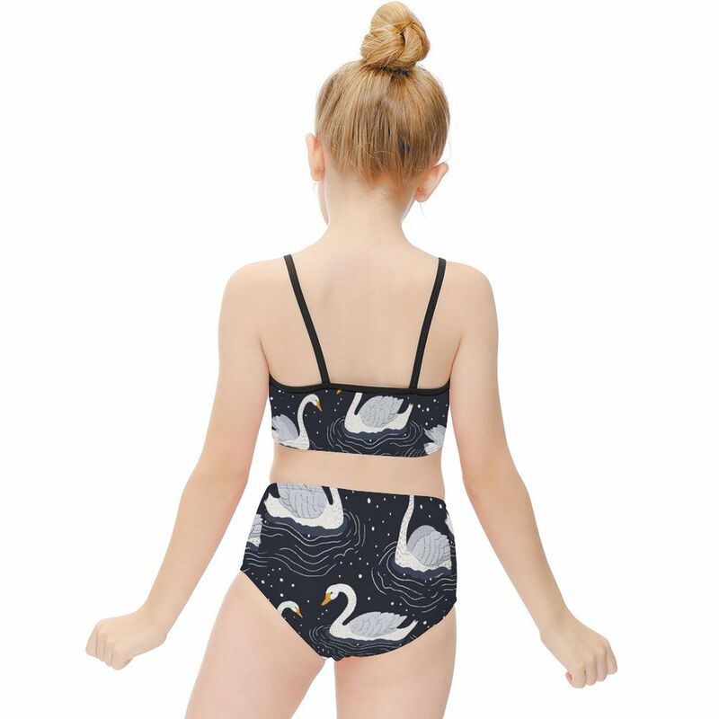 HugLittle Girls Two-Piece Swan Lake Bathing Suit: Inspiring Creativity and Imagination