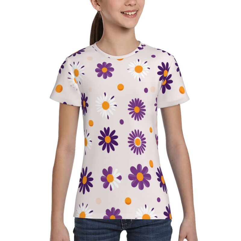 Huglittle Boys T-Shirt - Playful Daisy Dance Design, Celebrating Childhood Imagination & Creative Play