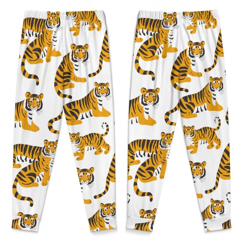 HugLittle Playful Tiger Pattern Children's Pajamas - Spark Imagination and Creativity