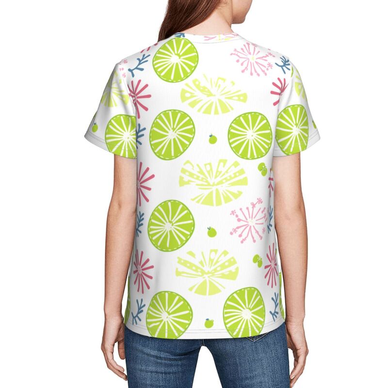 Huglittle Youth Short Sleeve T-Shirt: Playful Geometric Garden Design for Kids