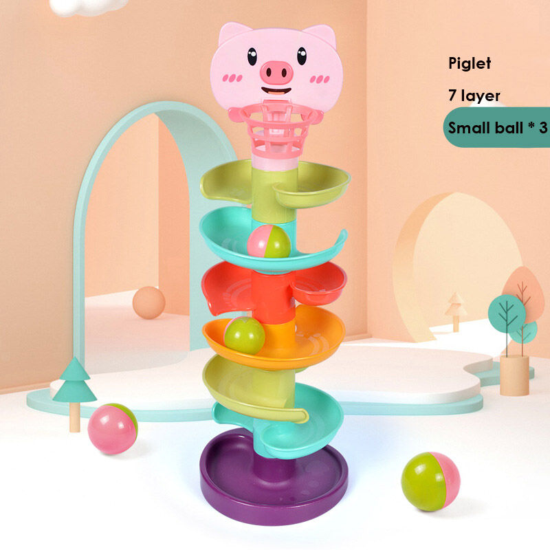 Children's Rotating Track Ball: Educational Stacking Toy