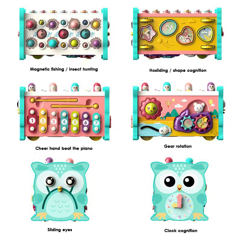 Multi-Functional Whac-A-Mole Toy: Educational Game for 1-3 Year Olds