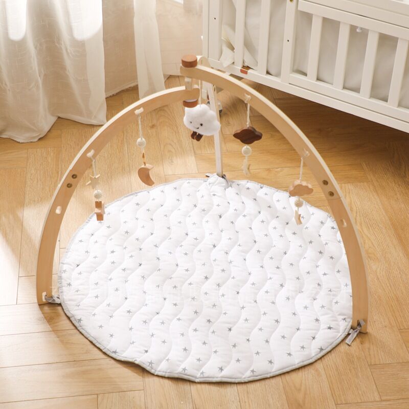 Wooden Newborn Fitness Rack: Infant Activity Triangle