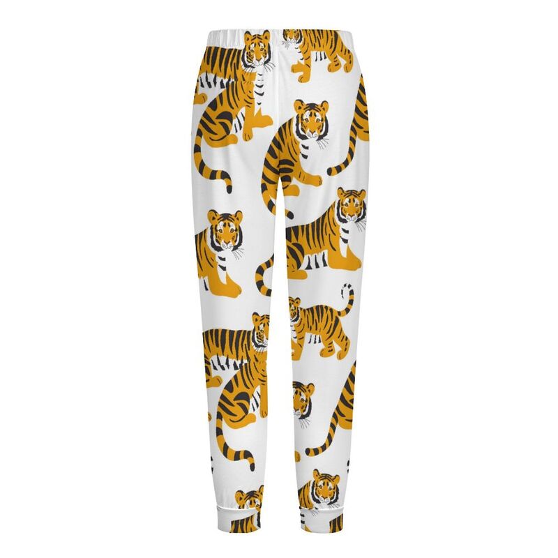 HugLittle Playful Tiger Pattern Children's Pajamas - Spark Imagination and Creativity