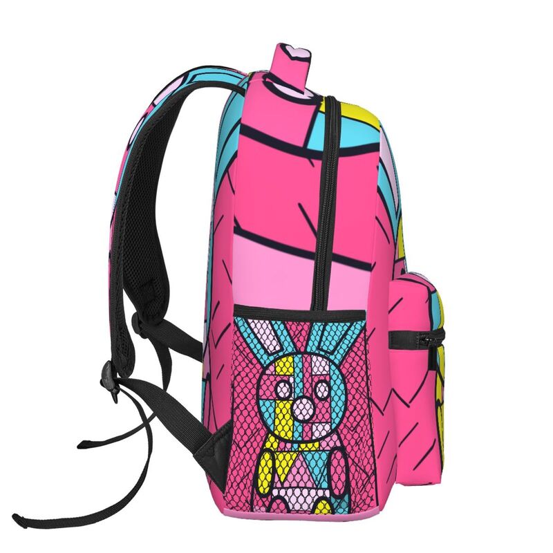 Huglittle Colorful Pop-Art Bunny Casual Backpack for Children