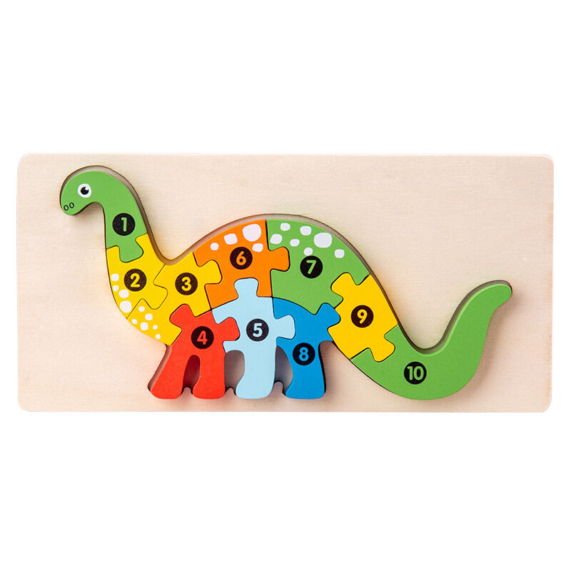 Imaginative Play Wooden Puzzle Blocks: Explore the Animal Kingdom