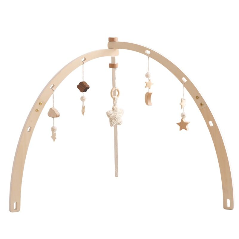 Wooden Newborn Fitness Rack: Infant Activity Triangle