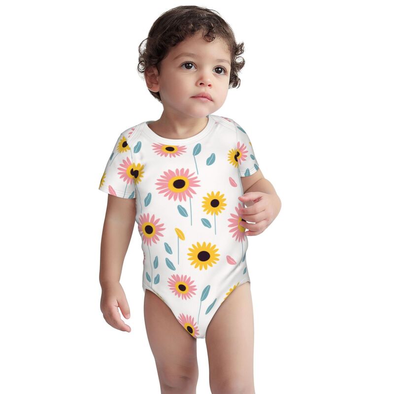 Huglittle Botanical Garden Baby Bodysuit - Sunlit Meadow