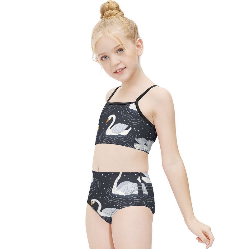 HugLittle Girls Two-Piece Swan Lake Bathing Suit: Inspiring Creativity and Imagination