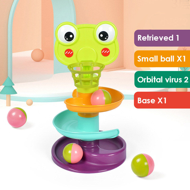 Children's Rotating Track Ball: Educational Stacking Toy