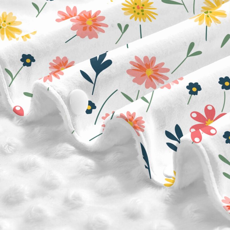 HugLittle Floral Car Seat Canopy & Nursing Cover - Kid-Friendly Design
