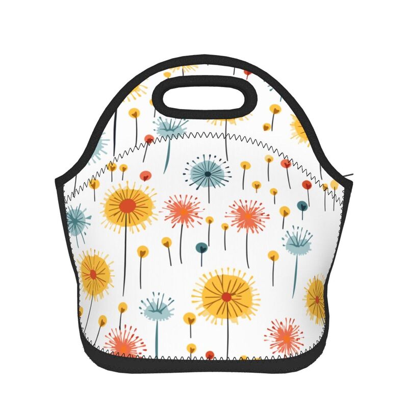 Huglittle Dandelion Pattern Portable Bento: Vibrant, Playful, and Nature-Inspired