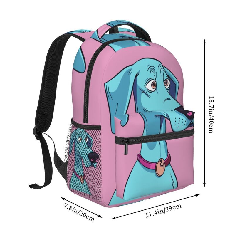 HugLittle Vibrant Blue Dog Pop Art Children's Casual Backpack