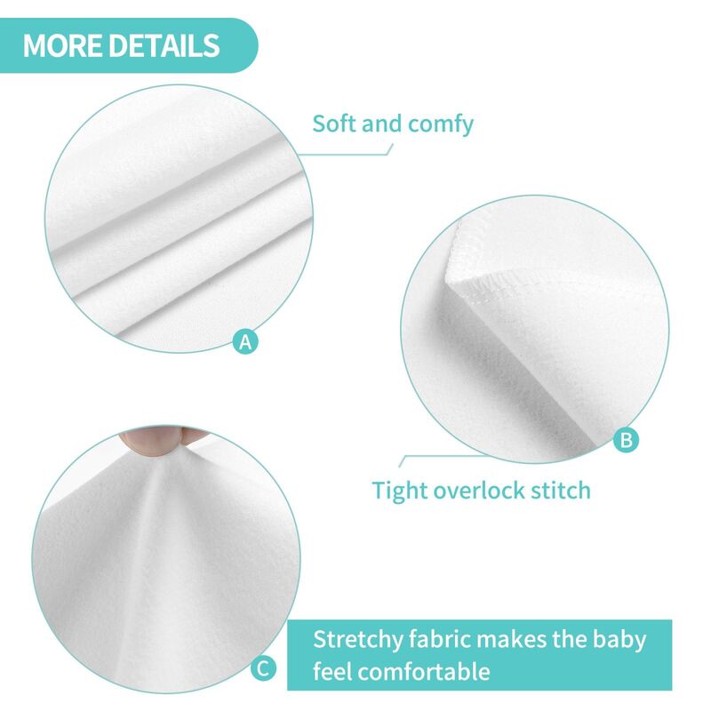 Huglittle Floral Swaddle & Beanie Set for Infants