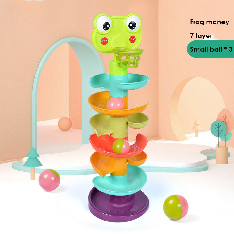 Children's Rotating Track Ball: Educational Stacking Toy