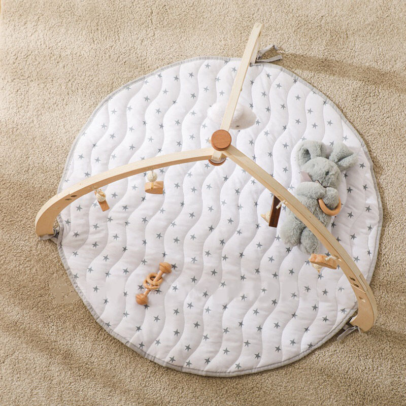 Wooden Newborn Fitness Rack: Infant Activity Triangle