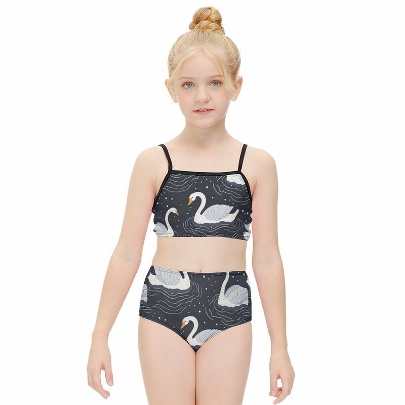 HugLittle Girls Two-Piece Swan Lake Bathing Suit: Inspiring Creativity and Imagination