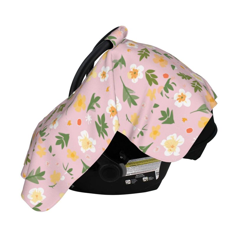 Huglittle 2-in-1 Car Seat Canopy & Nursing Cover - Meadow Whimsy